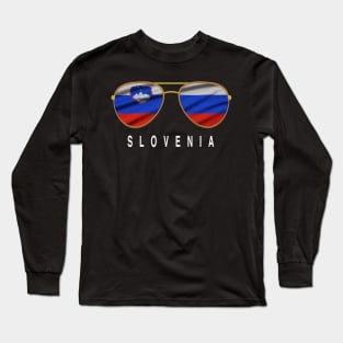 Slovenia Sunglasses, Slovenia Flag, Slovenia gift , Slovene ,  ‎Slovenian Long Sleeve T-Shirt